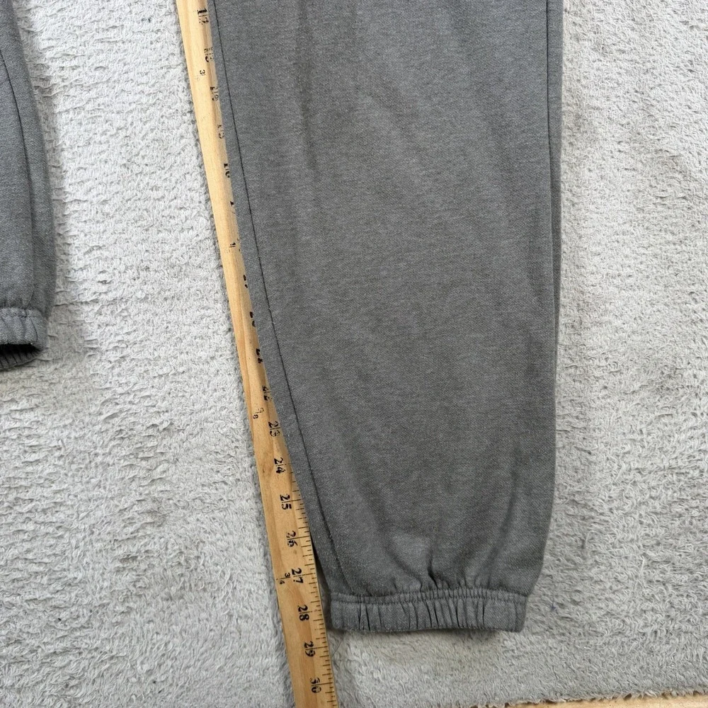 The North Face Sweatpants Mens Medium Grey Fleece Drawstring Pocket Jogger Gym